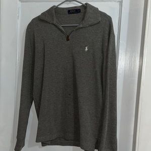 Polo Ralph Lauren Grey Quarter Zip Pullover